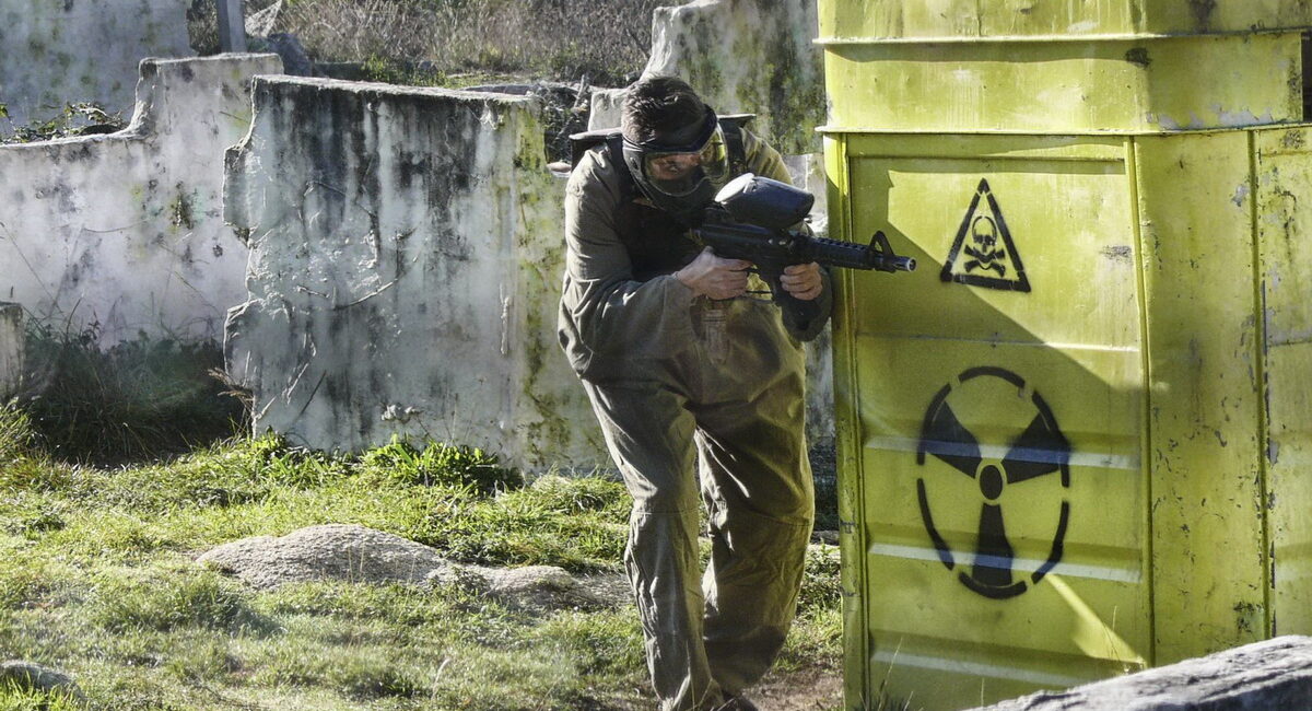 Paintball en O Grove. Monte da Siradella. Sanxenxo. Rías Baixas (Pontevedra)