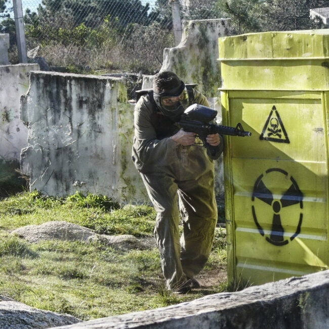 Paintball en O Grove. Monte da Siradella. Sanxenxo. Rías Baixas (Pontevedra)