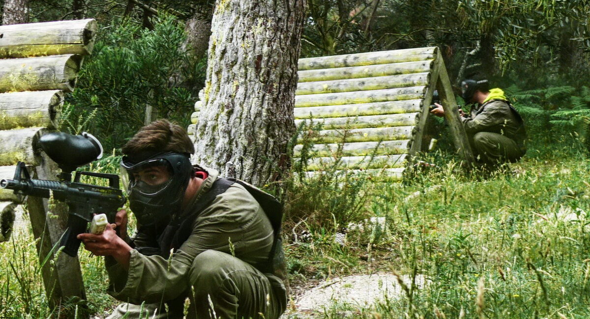 Paintball en Laias. Ribadavia. Área Termal de Barbantes (Ourense) Galicia