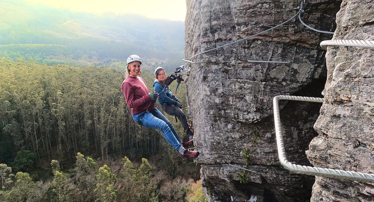Via ferrata Senda do Santo. Serra da Capelada. Cedeira. San Andrés de Teixido