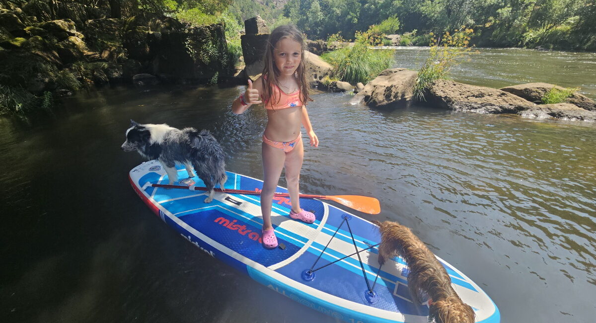 Paddle board en el río Tambre